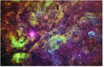 대상 수상작인 이길재씨의 '백조자리 중심부'  천문연 제공